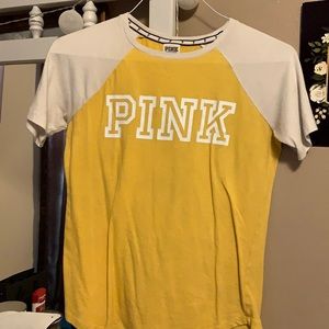 yellow PINK tee